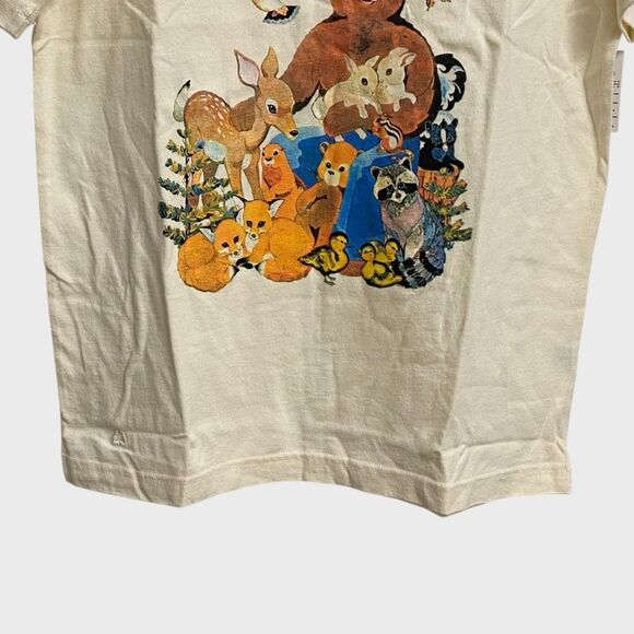 NWT Desert Dreamer Remember There Are Babes In The Wood T-Shirt Sz XS Off-White - Picture 7 of 16